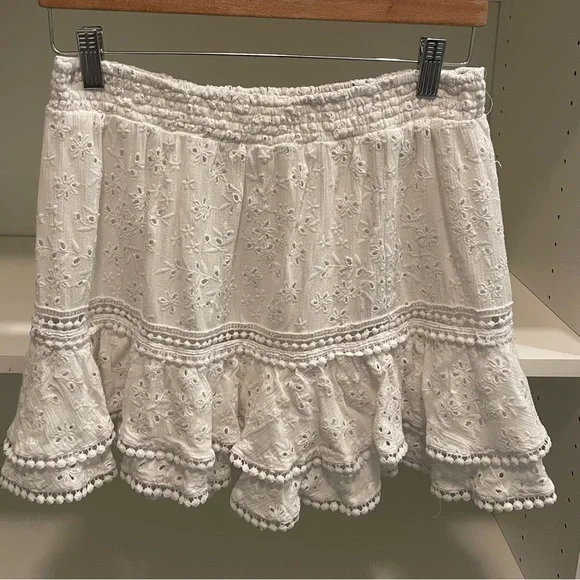 Lulus White Floral Skirt - Picture 4 of 5
